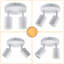 Shawday Flush Mount 2 light GU10 rotated 330° for livingroom bedroom-1812265901