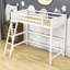 Lit mezzanine simple pour enfants avec garde-corps-70273722