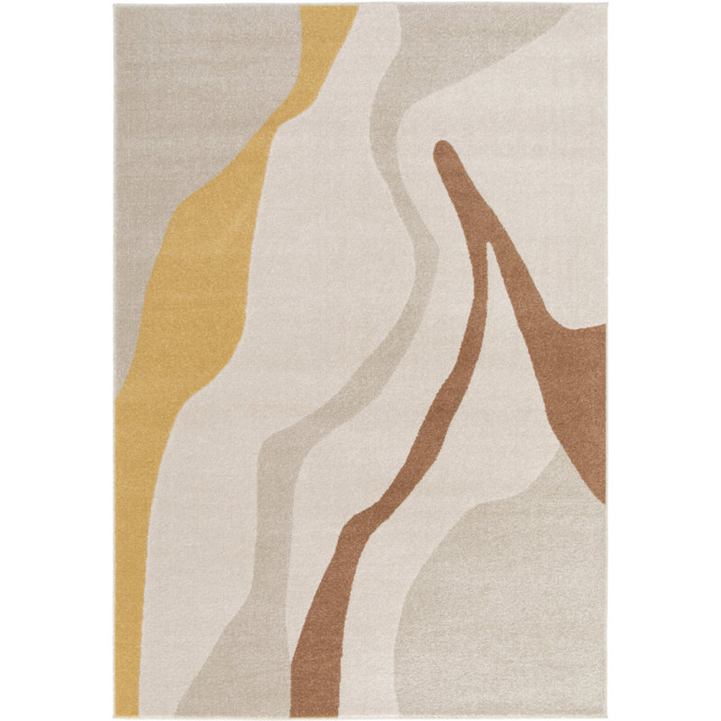 Abstract Area Rug, Rectangle 200 x 290 cm