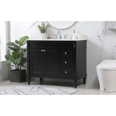 Calbe 42"" Single Bathroom Vanity Set -  Canora Grey, EC4CA84E72FC453181634AFD3D85F177