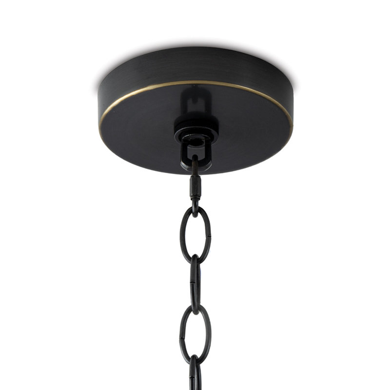 Provence Cafe Pendant, 7.5" H x 15.25" W x 15.25" D
