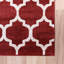 Tapis rouge tissé à la machine Molly-538231116