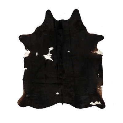 Myrtletown Animal Print Cowhide Flatweave 2cm X 1.75cm Area Rug