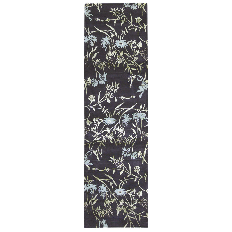 Tapis de couloir noué à la main