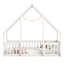 Lit en bois en forme de maison en bois avec clôture-1563204515-1563204513