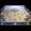 Antique Ivory Beige Cream White 1900s Hand Knotted Pile Large Wool Floral Medallion Rectangle Rug