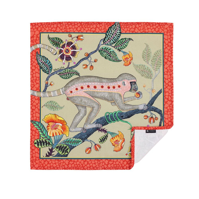 Meandering Monkey Tales Napkins, Delta