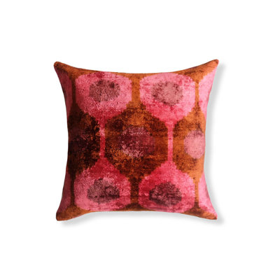Minli Silk Throw Square Pillow Cover & Insert