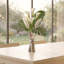 Vase en acier inoxydable de 25 cm de hauteur, centre de table moderne en forme de jupe pour la décoration intérieure