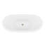 Baignoire autoportante en acrylique poli L 69 po x l 32 1/2 po x H 27 po DreamLine Prospero-118166380