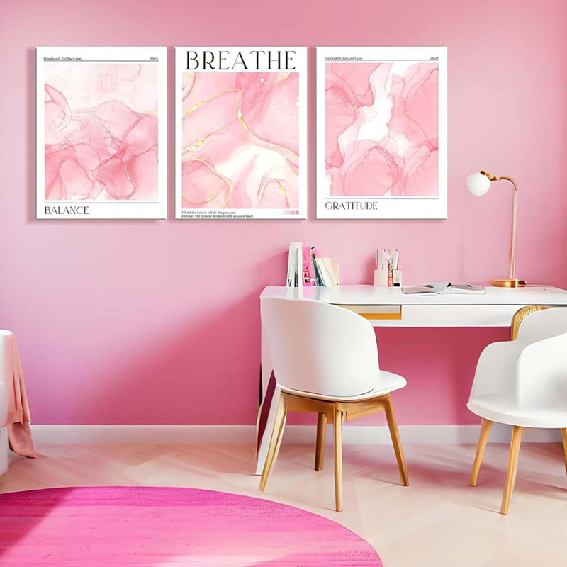 3 Piece Wrapped Canvas Print, 60 cm H x 120 cm W