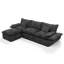 Canapé modulaire désossé en nuage, canapé modulaire l 109,65 po, canapé modulaire compressé avec repose-pieds, siège profond pour le salon et l’appartement-335425543