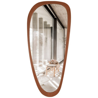 Cotesfield Solid Wood Asymmetrical Accent Mirror