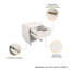 Table de chevet 18 po (1 tiroir)-825602155