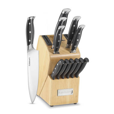 Cuisinart 17-Piece Artiste Collection Cutlery Knife Block Set Stainless Steel