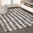 Farnham Moroccan Triangle Geometric Cream/Black Rug-1425599221
