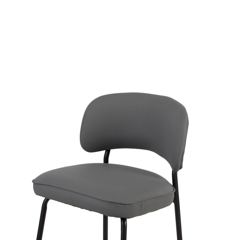 Tabouret Levena, Gris, Tabouret de bar (siège d'une hauteur de 29,7 po)