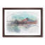 Reflection upon a Lake in Chile in Abstract - Picture Frame Graphic Art Print-55778051-55778052