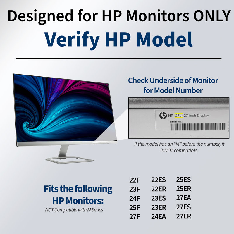 Adaptateur VESA pour écrans HP compatibles