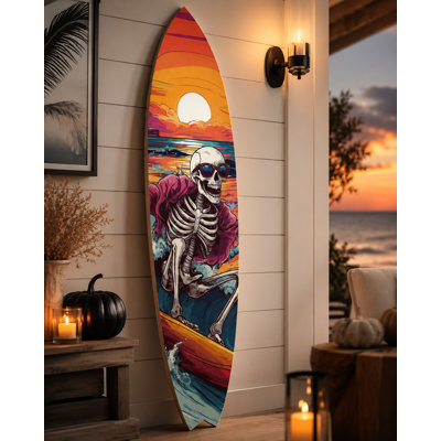Halloween Squelette Surfant Wensley