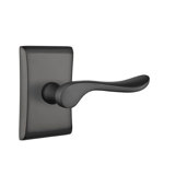 Luzern Wave/Drop Passage (Hall & Closet) Door Lever with Rectangle Rosette