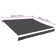 Dakota Fields 2.96cm W x 3.81cm D Glass Anthracite Cover Retractable Patio Awning
