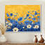 «Ison Blue Golden Wildflower Meadow Scenery II», art mural fleurs sauvages-668523223-668523231-689329483