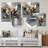 Abstract Shapes and Lines IV Metal Wall Art -490575505