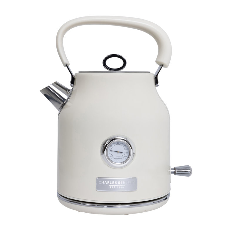 Charles Bentley 1.7L Stainless Steel Electric Tea Kettle
