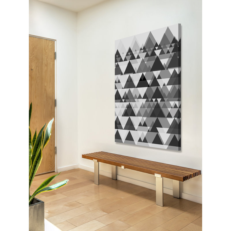« dense forest », reproduction d’art sur toile tendue, H 30 po x l 20 po x P 1,5 po