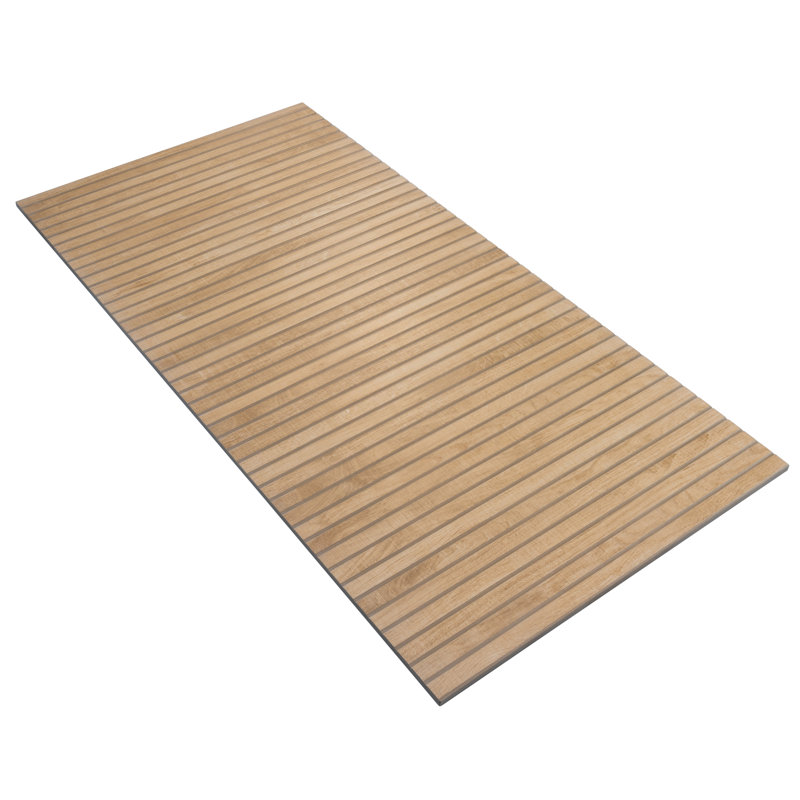 Bois Ribbon 23.77" x 47.25" Matte Natural Porcelain Deco Wall and Floor Tile 15.49 sqft/case 2-pack, Brown