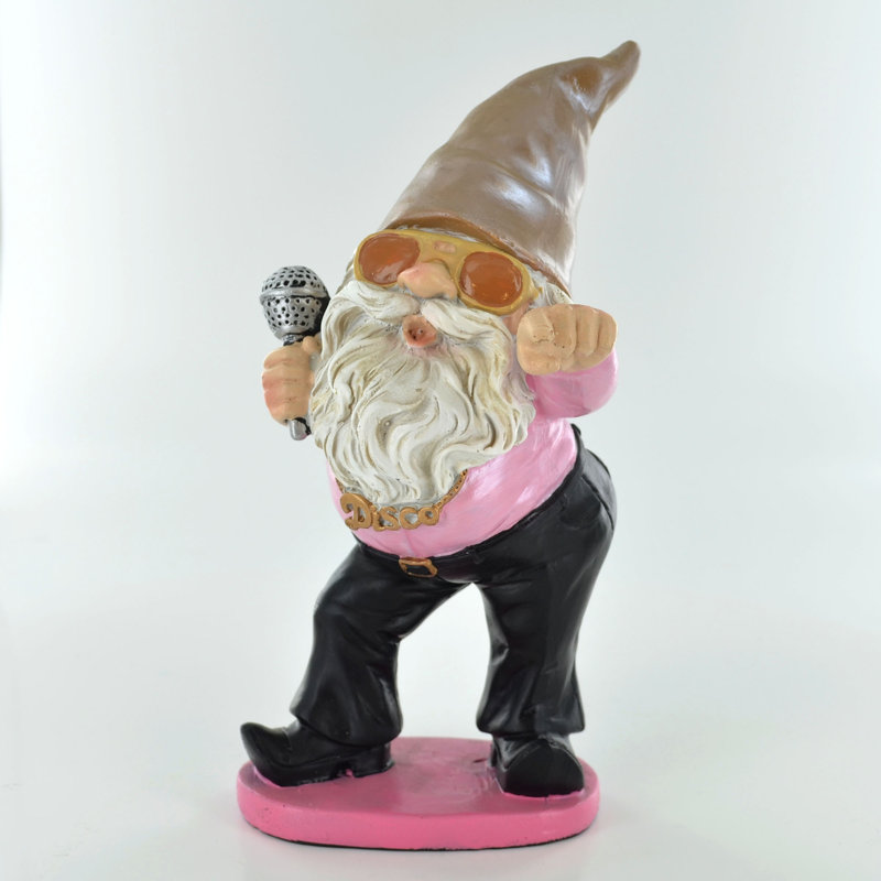 Stolle Disco Gnome Garden Ornament