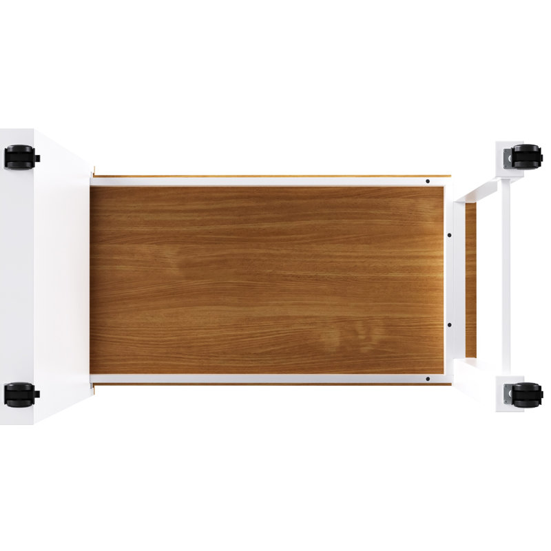 Farmhouse Kitchen Island, White