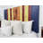 Doliver Multicolored Solid Wood Floating Panel Headboard-87055785-90156193