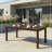 Rectangular Acacia Outdoor Dining Table , 68.9" W,Dark Brown