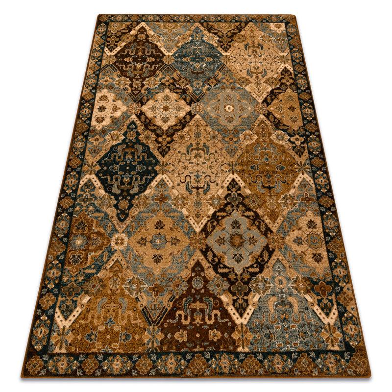 Dequana Oriental Wool Area Rug, Rectangular 135 x 200cm