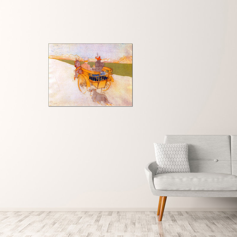 Henri De Toulouse-Lautrec - Wrapped Canvas Painting, 60cm H x 80cm W x 1.8cm D