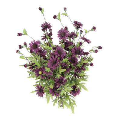 Ensemble de tringles à fleurs artificielles 6 tiges