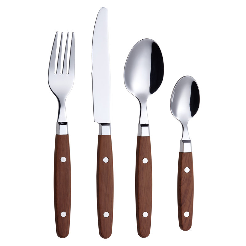 Latitude Run® Cynthiaa Stainless Steel Flatware Set - Service for 4