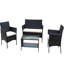 Ensemble de meubles de patio en rotin pour 4 pièces-553582352