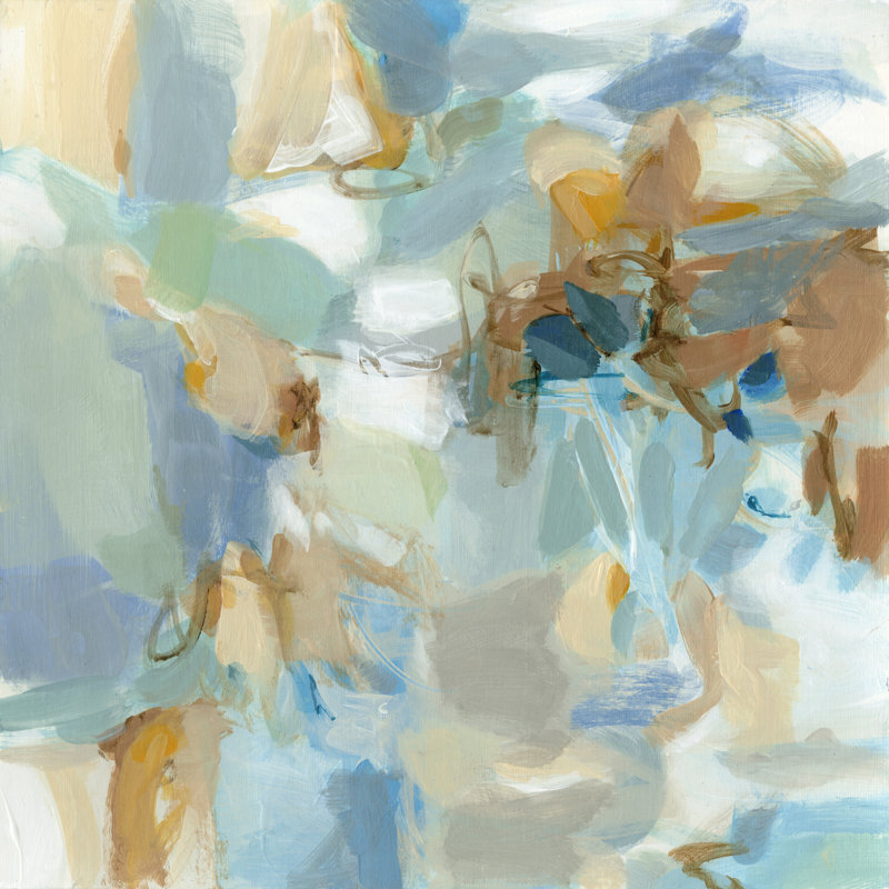 West Of The Sea by Christina Long - Wrapped Canvas Painting, 30cm H x 30cm W