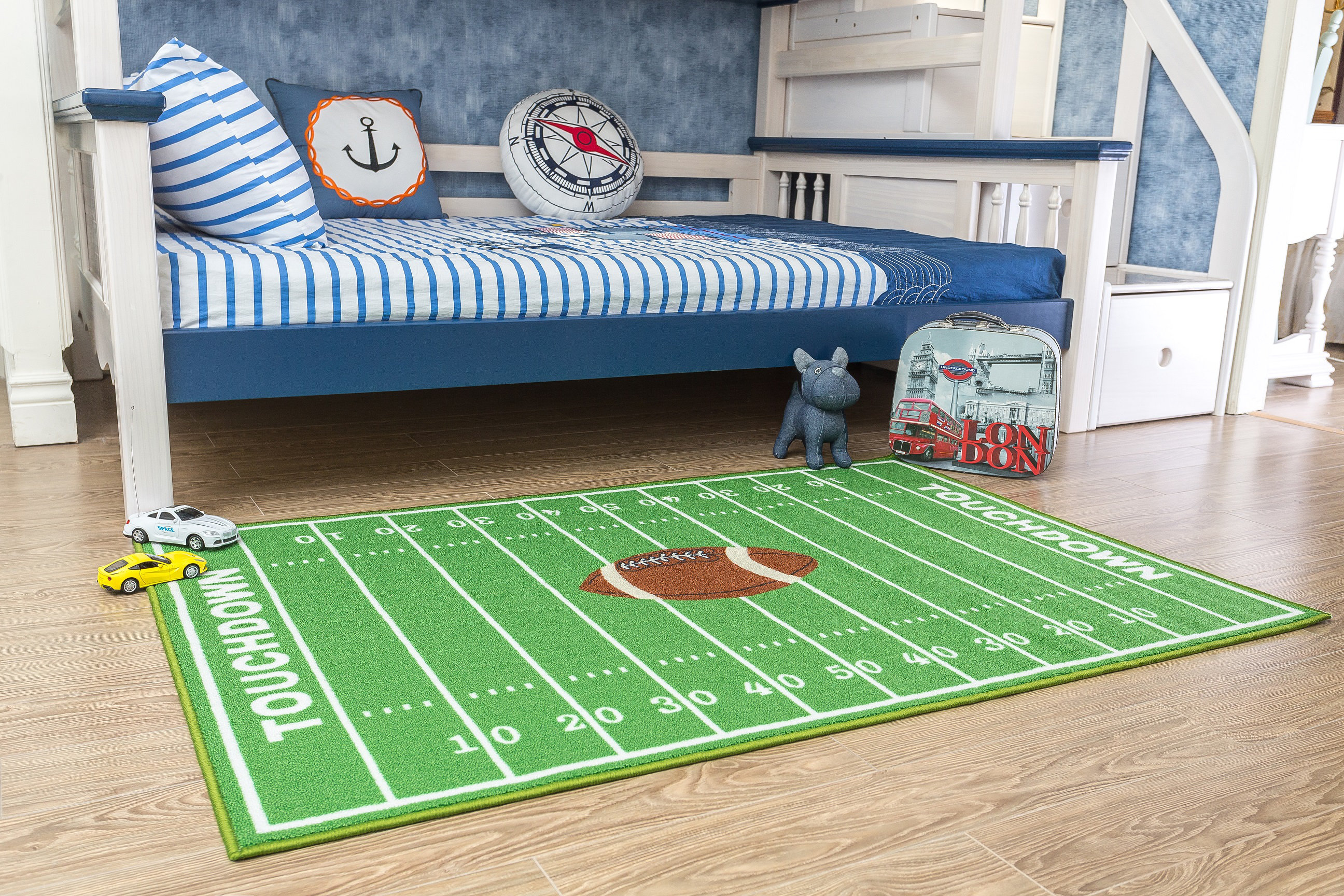 Zoomie Kids Furnish My Place Nicole 705 Solid Football All Star ...