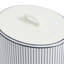 Gio Blue 31.7floz Teapot Pinstripe White
