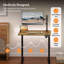 Adjustable Height Steel Standing Desk-93657108-93657107