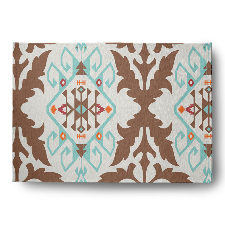 Chenille Ikat Indoor Rug