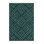 Tapis moelleux et moelleux à motif abstrait moderne et contemporain Escarcega St Patties - reliure vert sauge