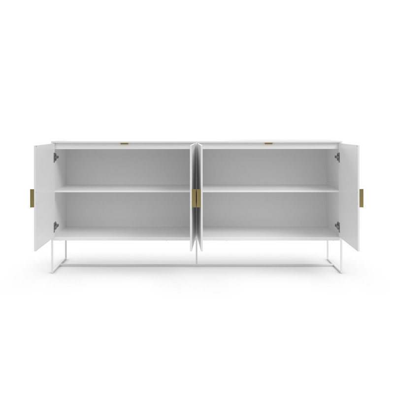 Ahmaria 180cm Sideboard, White