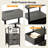 15 Inches Wide Nightstand - 2 Drawers, 1 Shelf, US Power Outlet-1144301067