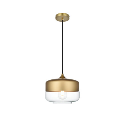 Luminaire suspendu simple à 1 lumière Chamberland