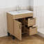 Meuble-lavabo 31,5 "avec lavabo en céramique